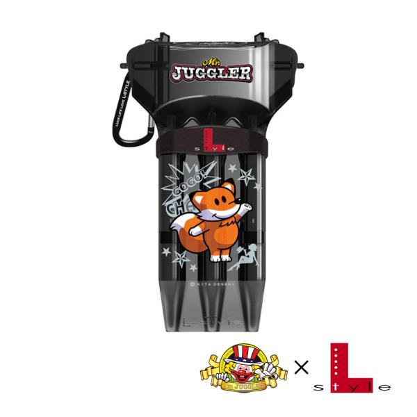 ダーツケース L-Style KRYSTAL ONE ClearBlack JUGGLER ver....