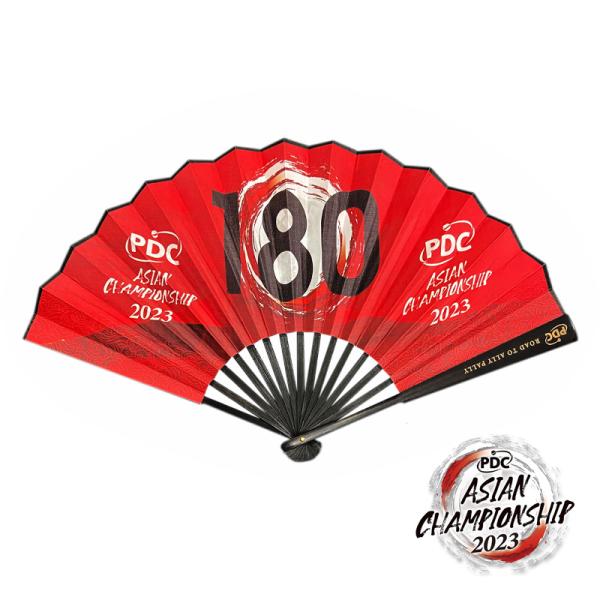 ダーツ PDC ASIAN CHAMPIONSHIP 2023 180扇子 アジアンチャンピオンシッ...