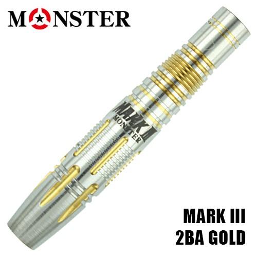 ダーツ バレル MONSTER MARKIII(マーク3) 2BA ゴールドコーティング (ポスト便...