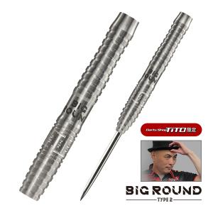 ダーツ バレル TiTO × T-B model BIG ROUND2 福永正和氏コラボモデル トリニダード ビッグラウンド2 TB｜dartsshoptito