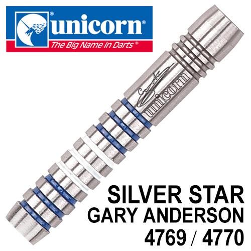 ダーツ バレル unicorn SILVER STAR 80％ シルバースター ゲイリーアンダーソン...
