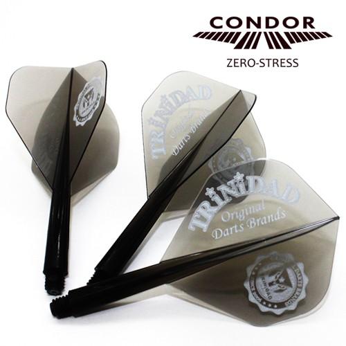 ダーツ フライト CONDOR コンドル カレッジロゴ スタンダード クリアブラック