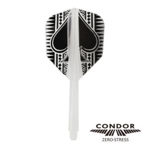 ダーツ フライト CONDOR コンドル SPADE スペード クリア｜dartsshoptito