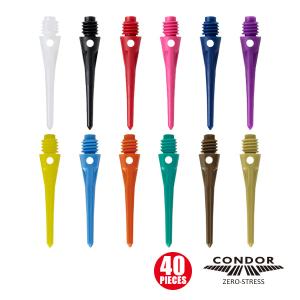 ダーツ CONDOR TIP 40p コンドルティップ ミディアム チップ (ポスト便OK/2トリ)｜dartsshoptito