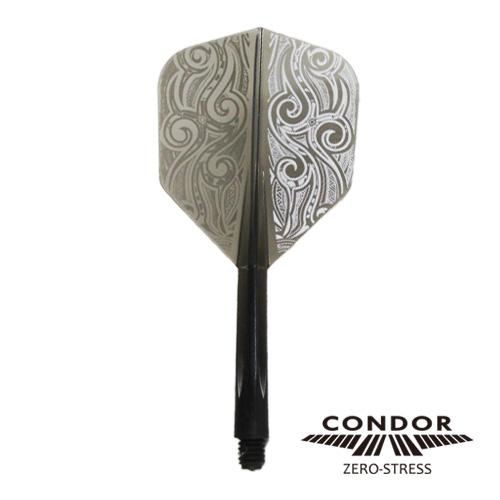 ダーツ フライト CONDOR コンドル トライバル クリアブラック