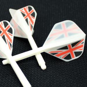 ダーツ フライト CONDOR コンドル Union Jack ユニオンジャック ホワイト｜dartsshoptito