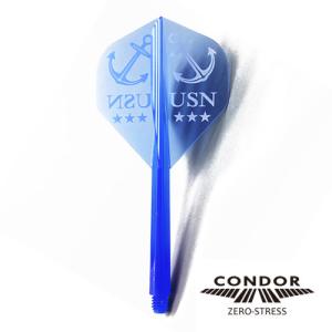 ダーツ フライト CONDOR U.S.NAVY ユーエスネイビー クリアブルー｜dartsshoptito