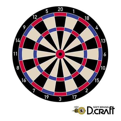 ダーツボード ディークラフト D.craft DARTBOARD SPIDER EVA スパイダーE...