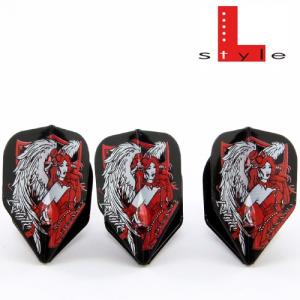 L-Style×DYNASTYコラボフライト ブラック×レッド｜dartsshoptito