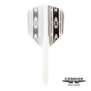 ダーツ フライト CONDOR コンドル Native American ホワイト｜dartsshoptito