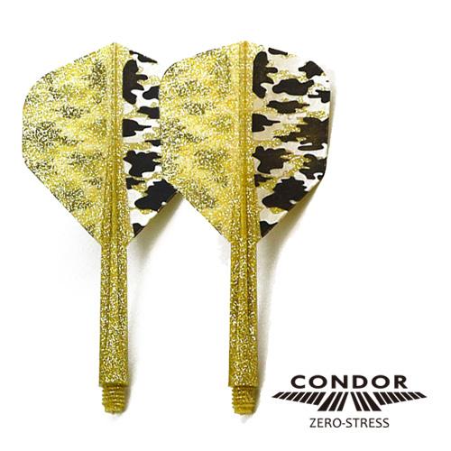 ダーツ フライト CONDORフライト ラメゴールド CAMO スタンダード スモール コンドル
