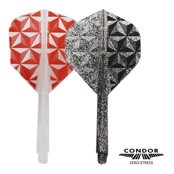 ダーツ フライト CONDOR シャフト一体型フライト Pyramid ピラミッド コンドル スタン...