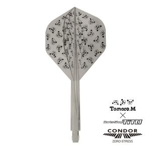 ダーツ フライト TiTO × Tomoro.M CONDOR AXE STD 練り込みパンダ柄 ティト 水野智路 氏コラボ コンドルアックス｜Darts Shop TiTO Yahoo!店