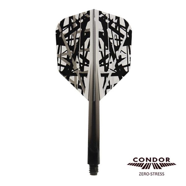 ダーツ フライト CONDOR Grunge Small コンドルフライト グランジ クリアブラック