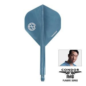 ダーツ フライト CONDOR AXE THE OMESHICHA METALLIC 中西永吉 選手モデル コンドルアックス 御召茶 メタリック｜dartsshoptito