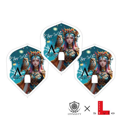 ダーツ フライト DYNASTY×L-Flight PRO LISA ver.3 キム・ヒョジン 選...