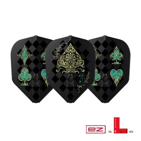 ダーツ フライト DYNASTY × L-Flight EZ 實近菜那 選手モデル エルフライト ダ...