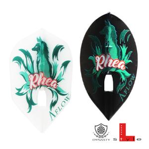 ダーツ フライト ダイナスティー DYNASTY×ダーツ フライトL Rhea シャンパン A-FLOW プレイヤー｜dartsshoptito