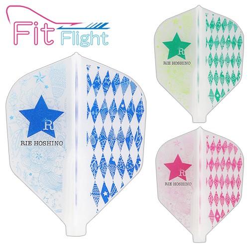ダーツ フライト Fitフライト × 星野 理絵 4 シェイプ コスモダーツ ノーマル
