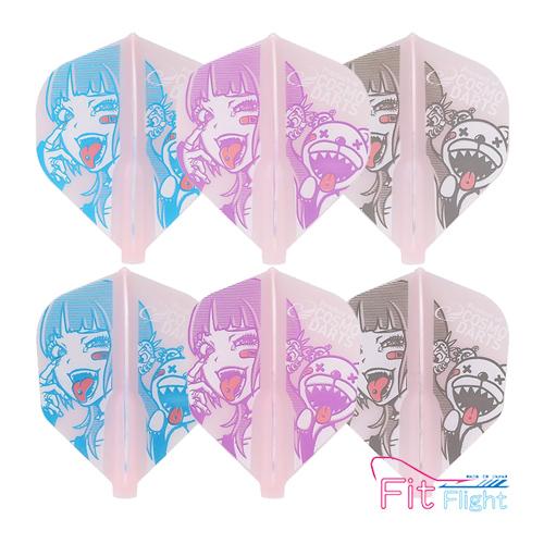 ダーツ フライト Fit Flight Printed Series Subculture Girl...