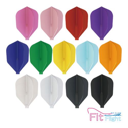 ダーツ フライト Fitフライト 無地 3枚入り シェイプ フィットフライト Fit Flight