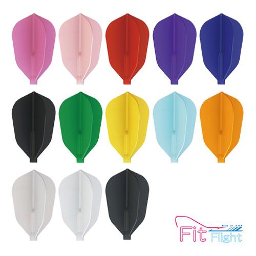 ダーツ フライト Fitフライト 無地 3枚入り スーパーシェイプ フィットフライト Fit Fli...