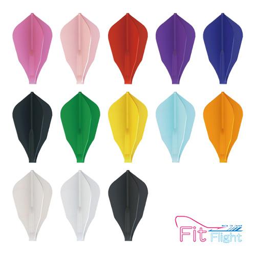 ダーツ フライト Fitフライト 無地 3枚入り Wシェイプ フィットフライト Fit Flight