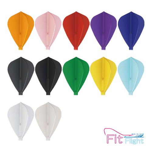 ダーツ フライト Fitフライト 無地 3枚入り カイト フィットフライト Fit Flight