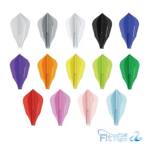ダーツ フライト Fitフライト AIR 無地 3枚入り Wシェイプ フィット Flight エアー