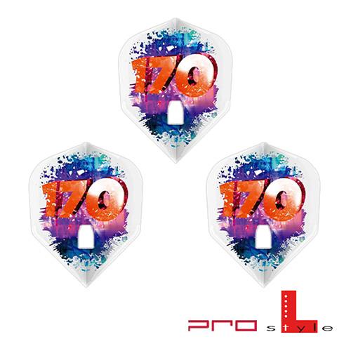 ダーツ フライト L-style Lフライト L-Flight PRO L3 Clear White...