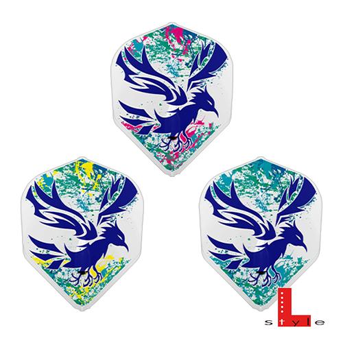 ダーツ フライト Lフライト L-Flight EZ L3 White 鈴木徹 ver.2