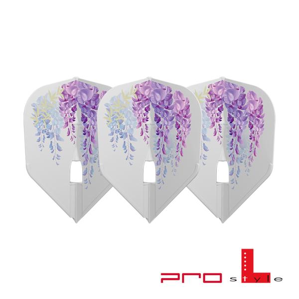 ダーツ フライト L-style L-Flight PRO 西口小百合 ver.2 シェイプ ホワイ...