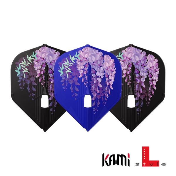 ダーツ フライト L-style L-Flight KAMI 西口小百合 ver.2 シェイプ ホワ...