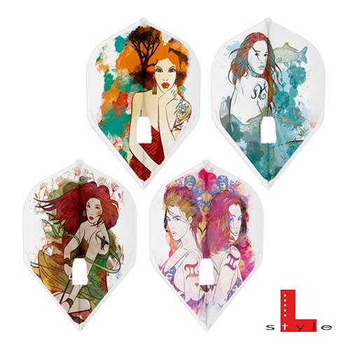 SALE ダーツ フライト L-Style Flight-L ZODIAK シリーズ スタンダード ...