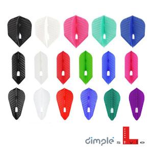 SALE ダーツ フライト L-Style フライトL シャンパンリング対応 無地 ディンプル シェイプ スリム ゼット エルスタイル｜dartsshoptito