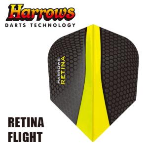 ダーツ フライト Harrows RETINA FLIGHT イエロー 5509 (ポスト便OK/3トリ)｜dartsshoptito