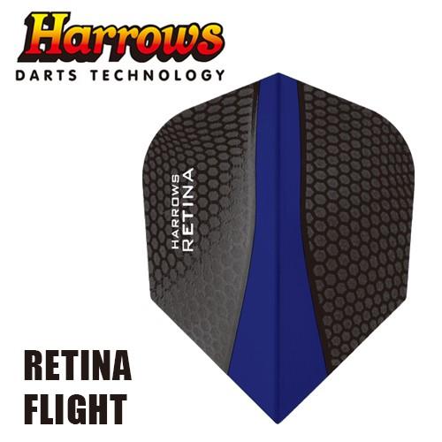 ダーツ フライト Harrows RETINA FLIGHT ブルー 5510 (ポスト便OK/3ト...