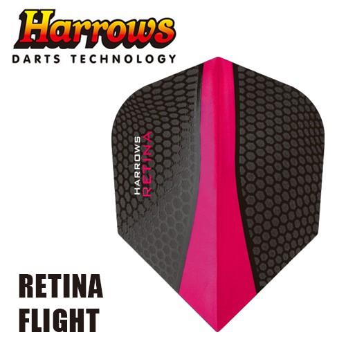 ダーツ フライト Harrows RETINA FLIGHT ピンク 5511 (ポスト便OK/3ト...