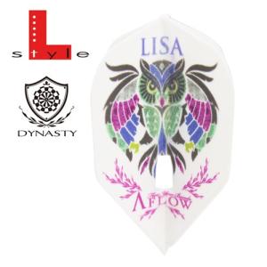 フライト L-Style×DYNASTY LISA ホワイト｜dartsshoptito
