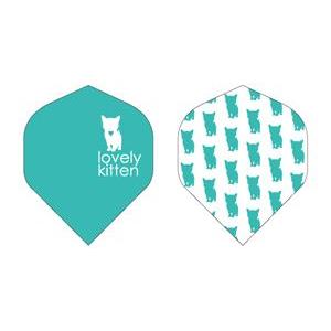 ダーツ フライト PROフライト LovelyKittenグリーン(ポスト便OK/1トリ)