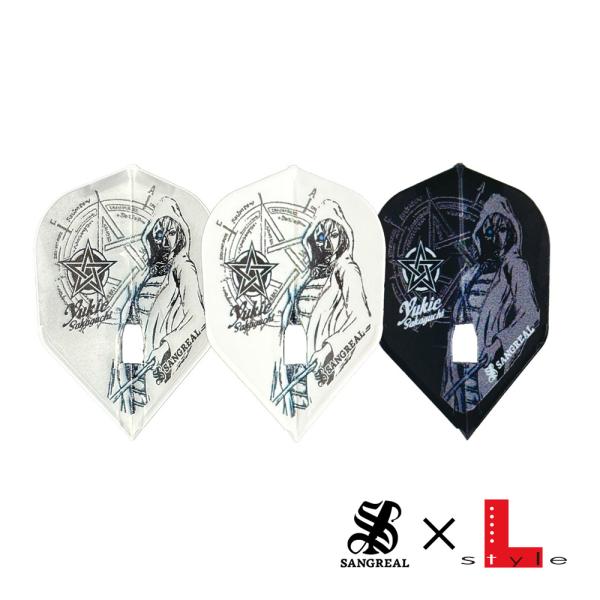 ダーツ フライト SANGREAL× L-Flight PRO L3 坂口優希恵 選手モデル サング...