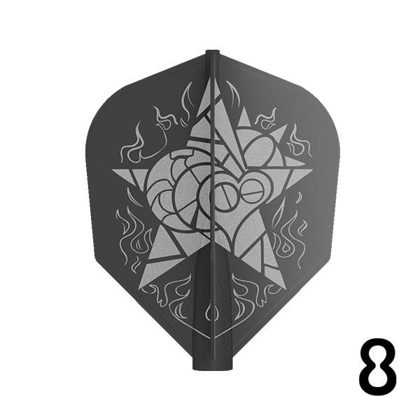 ダーツ フライト ターゲット エイトフライト 星野光正 TARGET 8 FLIGHT SHAPE ...