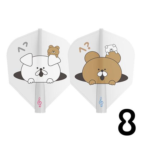 ダーツ フライト エイトフライト 8フライト 8FLIGHT SHAPE MAO KUMAGAI 熊...