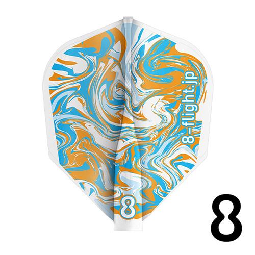 ダーツ フライト エイトフライト 8フライト 8FLIGHT SHAPE YUZURU KUSHIB...