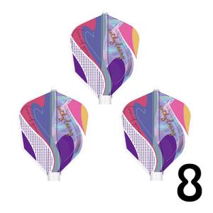 SALE ダーツ ターゲット 8フライト エイトフライト TARGET 8FLIGHT CATHY LEUNG G2 WHITE NO6 SHAPE キャシー リョンモデル