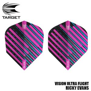 ダーツ フライト ターゲット TARGET VISION ULTRA FLIGHT RICKY EVANS ヴィジョン ウルトラ(ポスト便OK/1トリ)｜dartsshoptito