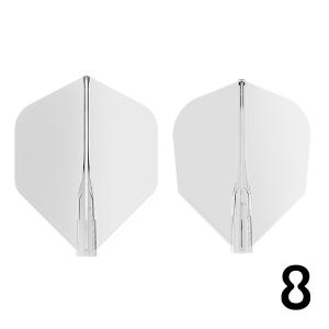 ダーツ フライト TARGET 8 FLIGHT CLEAR ターゲット エイトフライト