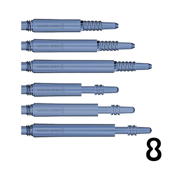 ダーツ シャフト 8FLIGHT REGULAR CANDY BLACK BERRY レギュラー キ...