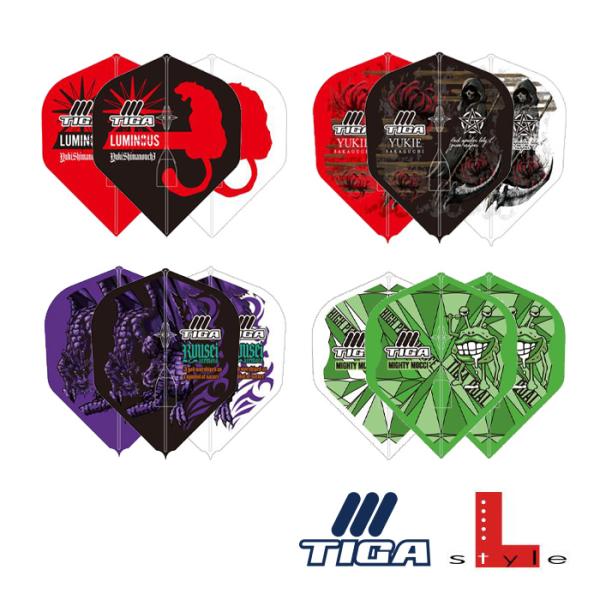 ダーツ フライト TIGA × L-Flight COLLABORATION 2024 ティガ エル...