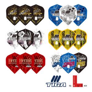SALE ダーツ フライト TIGA × L-Flight PRO EZ プレイヤーモデル TIGA祭り2025｜dartsshoptito